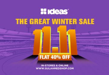 Ideas has FLAT 40% OFF on latest winter trends for 11.11 Sale