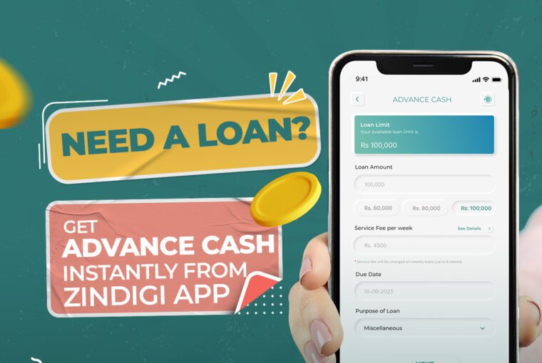 Zindigi introduces the first-ever AI-driven instant micro loan, offering upto PKR 100,000.