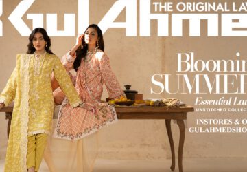 Elevate Your Summer Wardrobe with GulAhmed's Embroidered 3-Piece Lawn Suits