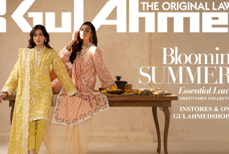 Elevate Your Summer Wardrobe with GulAhmed's Embroidered 3-Piece Lawn Suits